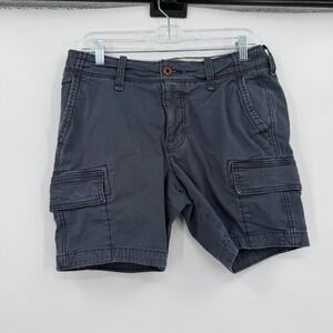Hollister gray cargo shorts 30